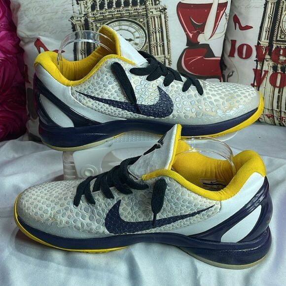 (D) Nike Zoom Kobe 6 Protro del Sol 2021 Men\'sWhite/Neutral Blue/Size 12 main image 13